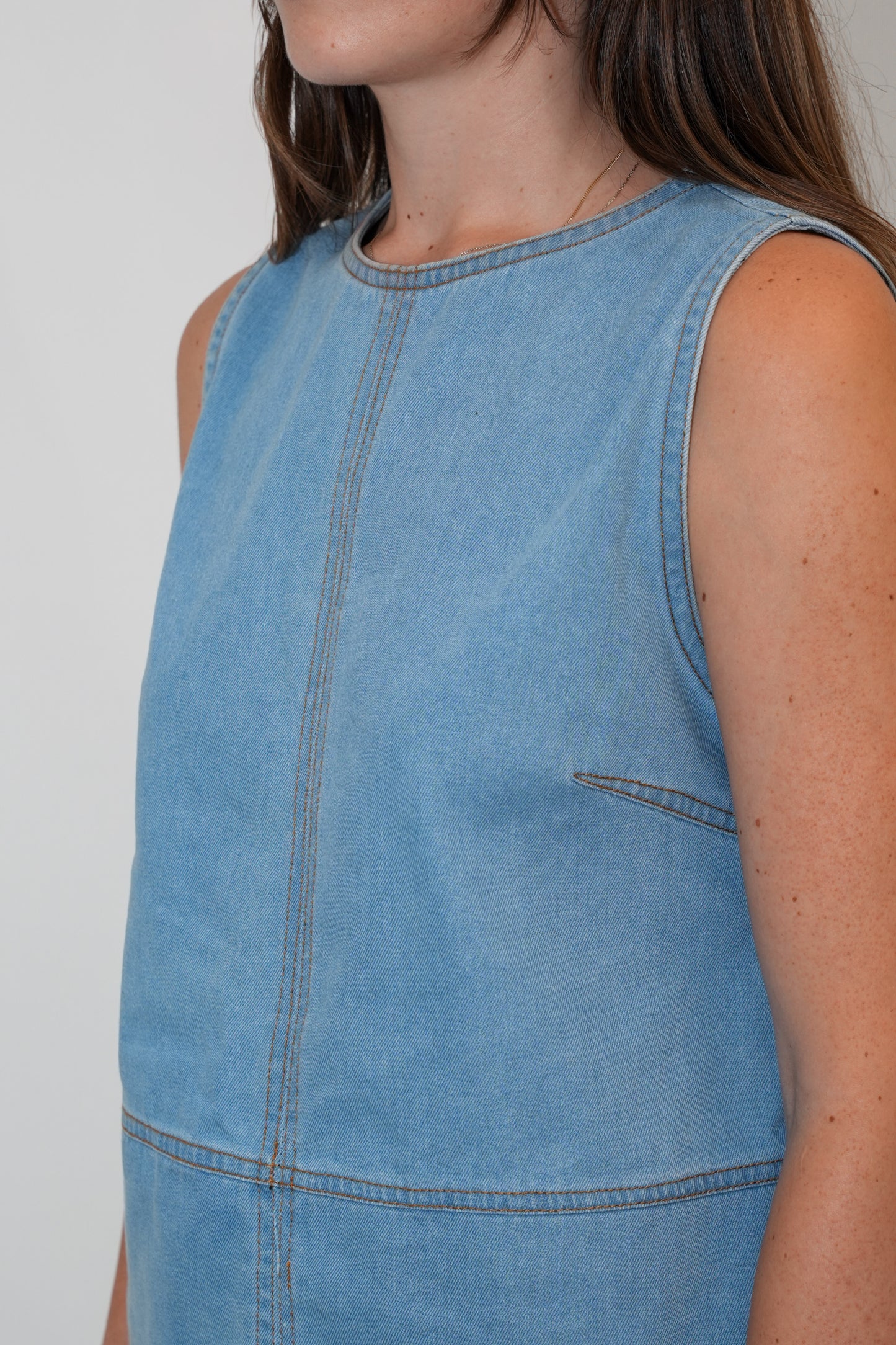 Easy Denim Top