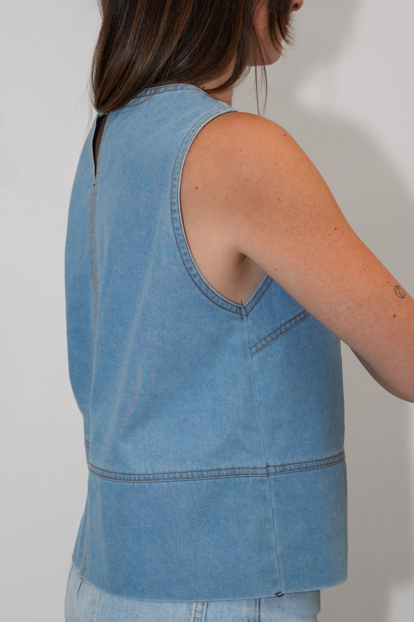 Easy Denim Top